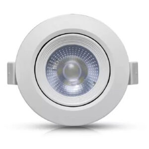 Spot emb. red. led cob 5w 380lumens 6500k 95x95x45 (Galaxy)