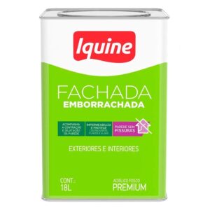 Tinta Acril Premium FC Fachada Emborrachada Branco Neve 18L (246300205) (Iquine)