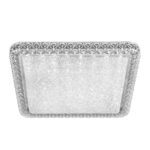 Plafon led sobr. quad. 24w 6500k biv.40cm Shine acril. pontilhado tcc ajustável (87220000) (Blumenau)
