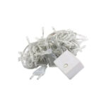 (Natal)Pisca 8f fio transp. 100 leds colorido 10mt 220v 85100