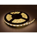 Fita led ip65 2835 60 leds 05w/m 5m 12v 3000k c/fonte biv.