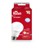 Lâmpada led bulbo 09w 6500k biv.(10058) (kian)