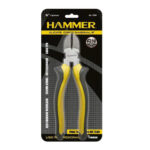 Alicate corte diagonal 6 ac niquelado cabo emb. (Hammer)