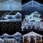 (Natal)cascata 200 leds br. frio 8f. tom. m/f 5,00mt 220v