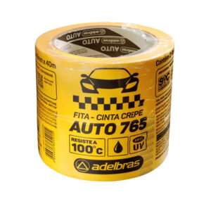 Fita crepe 765 amarela 48mm x 40m (1621000002) (adelbras)