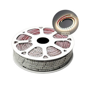 Rolo Fita Led 240Led/M 10W/M 100M 220V 4000K C/10 Plug (Max-7224) (Maxxy)