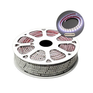Rolo Fita Led 240Led/M 10W/M 100M 220V 6500K C/ 10 Plug (Max-7226) (Maxxy)