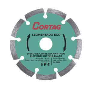 Disco Diamantado Segmentado Eco 110mm (61699) (Cortag)