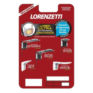 Resistência Acqua Ultra 7800w 220v (7589120) (Lorenzetti)