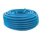 Mangueira corrugada azul 3/4 c/50mt 2,20 kg aproximado Mozat