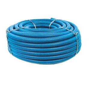 Mangueira corrugada azul 5/8 c/50mt 1,50 kg aproximado Mozat