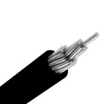 Cabo alumínio protegido epr/xlpe singelo 25kv 240,0mm preto