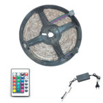 Fita led IP65 2835 060Leds 24w C/5M 12V RGB C/ Fonte Biv. Fita led IP65 2835 060Leds 24w C/5M 12V RGB C/ Fonte Biv.