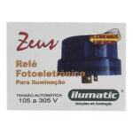 (Ilumatic) Relé fotoelétrico re/98 plus zeus 105/305v biv.