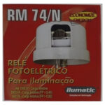 (Ilumatic) Relé fotoelétrico rm/74n 220v slim emb. indiv. (Ilumatic) Relé fotoelétrico rm/74n 220v slim emb. indiv.