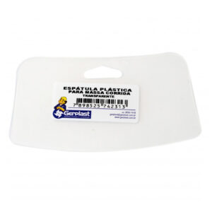 Espátula plástica p/massa corrida - branca (Gerplast)