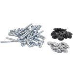 Parafuso telheiro 5/16x110mm c/kit 100pc (prayon)