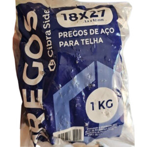 Prego cabeça 18x27 (150243) (01kg) (Cibra)