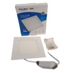 Plafon Led Emb. Branco Quad. 06W 6500K 12,0CM (28561) (Philbra)