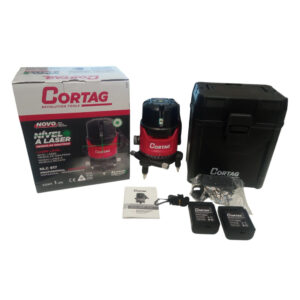 Nível Laser Verde Pendular Giratório NLC817 5 Linhas (62817) (Cortag)