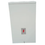 Caixa 260x520x180mm alum. bep s/dps barr. 25x5mm branca (Comando)