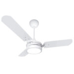Ventilador teto valen led 18w bf 6500k 3pás br 127v 150w (702) (Ventex)