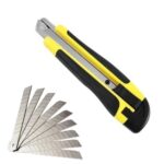 Estilete emborrachado 18mm c/ 10 laminas (gyes4010) (hammer)