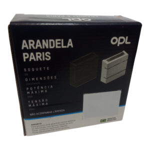 Arandela Paris 1xg9 br (3498) (Opl)