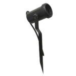 Espeto p/jardim aluminio e-27 preto (ref.016)