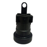 Soq. pvc e-27 pendente s/chave preto (1758) (lorenzetti)
