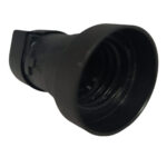 Soq. pvc e-27 pendente s/chave preto (1758) (lorenzetti)