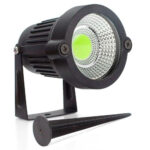 Espeto p/ jardim Led 5w verde biv. pt (cdd-5vd) (Aaa Top)