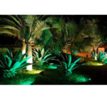 Espeto p/ jardim Led 5w verde biv. pt (cdd-5vd) (Aaa Top)