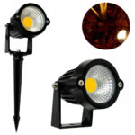 Espeto p/ jardim led 5w pt 3000k biv. (000039) (yinaite)