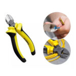 Alicate corte diagonal 6 ac polido cabo emb. (Hammer)