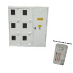 Painel Alum. P/06 med. tarifa br. 1045X1370X230 Porta vertical (Comando)