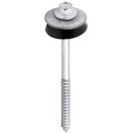 Parafuso telheiro 5/16x150mm c/kit 100pc (prayon)