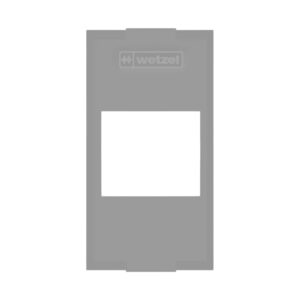 Tampa p/ condulete 2 teclas 1/2 - 3/4 cz (E018000132) (Wetzel)
