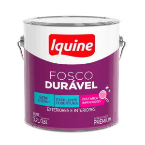 Tinta acril premium fc durável branco gelo 3,6l (327300301) (Iquine)