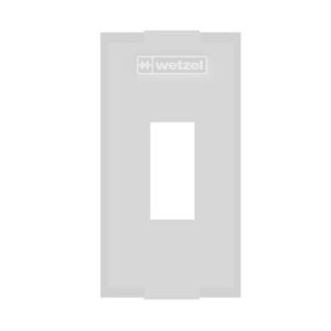 Tampa p/ condulete 1 tecla 1/2 - 3/4 br (E018010123) (Wetzel)