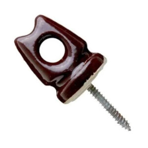 Isolador olhal pimentão porc. 70x50x38mm c/ rosca soberba 1/4 (10113) (Germer)