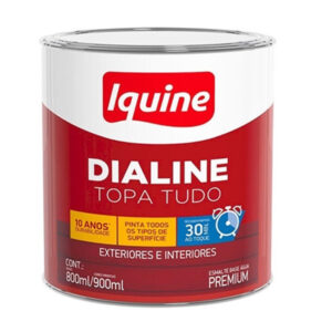 Tinta esm sint base água premium icores dialine topa tudo (C) 800ml (219200004) (Iquine)