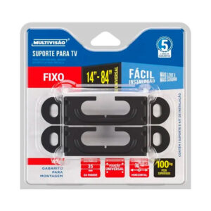 Suporte fixo pt p/ tvs 14 à 84" (M1-PR) (Multivisão)