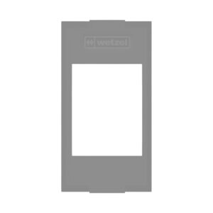 Tampa p/ condulete 3 teclas 1/2 - 3/4 cz (E018000142) (Wetzel)