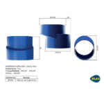 Adaptador p/ deslocamento vaso sanitário (290421) (Blukit)