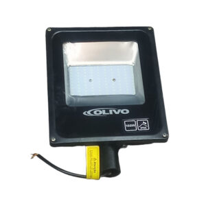 Lum. pública super led (SMD) 100w 9500lm 6500k biv. Olivo