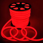 Fita led neon rolo 50m bnl - 8mm 220v vermelha