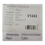 Fita led neon rolo 50m bnl - 8mm 220v rosa