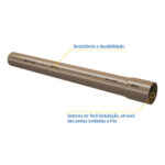 Tubo soldavel 110mm - 6m (fortlev)