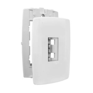 Placa 4×2 p/ 01 módulo vertical (82060) (Slim) (Ilumi) – Lançamento